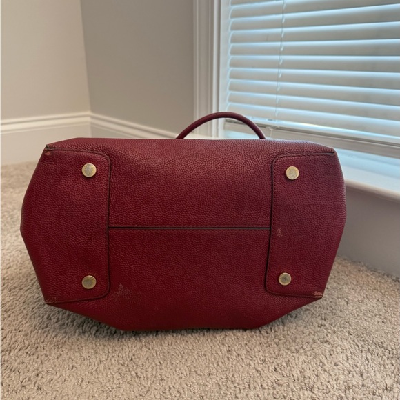 Michael Kors Red Leather Shoulder Bag - Picture 4 of 8